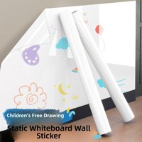 Neue elektrostatische Whiteboard-Aufkleber, wiederverwendbar, PP-Unterricht, Graffiti-Zeichenbrett, abnehmbares, löschbares Whiteboard für den Haushal