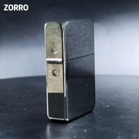 2026 ZORRO 910S Thick Armor Lighter 1941 Style Nickel Silver Fuel Lighter Cigarette Accessories Men's Gift..