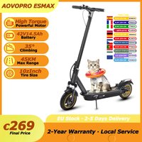 AOVOPRO Elektrische Scooter TX01 Krachtige motor Hoge snelheid 45 km Lange actieradius 42V14.5AH 10 inch Slim opvouwbare grote accu met APP EScooter D