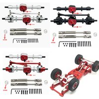 MN82S Metal Front Rear Axle Set with Drive Shaft CVD for 1/12 MN300 MN82 MN78 RC Car Refit Upgrade Parts