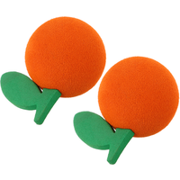 2Pcs Car Antenna Balls EVA Material Unique Design Sturdy Construction Easy Installation ange Vehicle Accessories