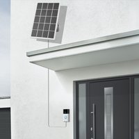 20W Solar Charger 9.8Ft Charging Cable Solar Panel Charger 360° Adjustable Wall Mount Solar Panel Kit for Ring Video Doorbell 4