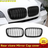 Neuer Look, Auto-Kühlergrill, vorne, Niere, glänzend, 2-zeilig, Doppellamten, für BMW X5 E70 2007–2013, X6 E71 E72 2008–2014, Autozubehör