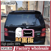 For Touran Spoiler 2009-2014 Volkswagen Touran Spoiler High Quality ABS Plastic Material Car Rear Wing Color Rear Spoiler