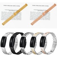 Stainless Steel Strap for Fitbit Inspire / Inspire HR Band Women Men Adjustable Wristband for Fitbit Inspire 2 Replacement Band