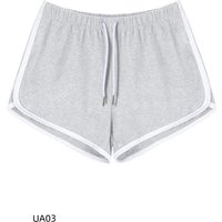 Women's Cotton Casual Shorts Elastic Waist Drawstring Running Sports Lounge Summer Dolphin Gym Workout Lounge Shorts