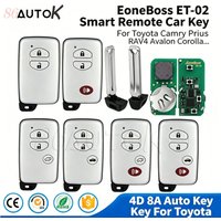 EoneBoss ET-02 Global Remote Key Fob For Toyota Highlander Camry Corolla Levin Prado Land Cruiser 4D 8A Chip Universal Car Key