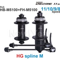 SHIMANO DEORE M5130 Disc Brake Front Hub HB-M5100 Rear FREEHUB FH-M5100 Quick Release 8 9 10 11-speed Original Parts