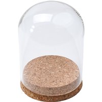 8/10/12cm Modern Handcraft Glass Dome Cover Dry Flower Vase With Wood Cork Base Landcrape Figurines Model Display Artwork