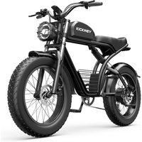 AliExpress kickwey KICKWEY K7 1500W 48V Electric Mountain Bike 23Ah Battery 20 Inch Fat Tire Men's E-Bike for Sports & Entertainment Cycling