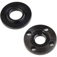 For M14 Angle Grinder Flange Nut Set Inner Outer Locking Nuts With 30mm Pin Spacing For 14mm Spindle Thread 40mm Diameter Replac