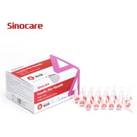 100pcs/box Insulin Pen Needle, Sinocare 32G 4MM Painless Needle Blood Glucose Accessories for Diabetic,Eyelid Tool Tattoo Needle image 4