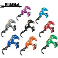 Archery Compound Bow Release Compound Bow Back Tension Release 3/4 Finger Grip Thumb Trigger Hunting Shooting Bow Accessories
