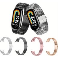Metal Strap for Smartwatch Stainless Steel Strap For Xiaomi Smartwatch Accessories Bracelet For Mi Band 8 Replacement Watchband