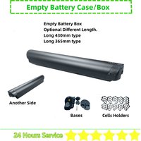 Reention EEL Mini E-bike Battery Box 36V 48V Li-ion E-bike Battery Case with 2Pins or 6Pins Plug Empty Box Mounting Base Plate