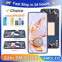 For AMOLED S24 Plus Tested For Samsung S24+ S926B S926U S926N S926E LCD Display Touch Screen Digitizer Assembly Replacement