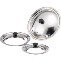 New Universal Pot Cover Round Stainless Steel Pot Lid Reusable 18-32cm Cookware Parts Kitchen Accessories