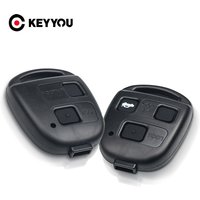 KEYYOU Replacement Remote Key Shell For Toyota Yaris Prado Tarago Camry Corolla Land Cruiser No Logo Fob 2/3 Buttons