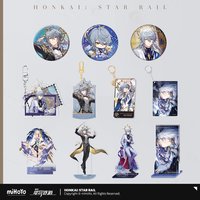 Sunsyea Official Honkai Star Rail Merch From miHoYo Sunday Series Badge Keychain Acrylic Stand Ornament Colored Board