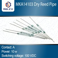 Reed Switch Plastic Type MKA14103 2*14MM Anti-Vibration Damage Magnetic Switch Normally open