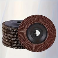 4" 60 Grit Flap Disc Set (6pcs) Heavy Duty for Metal Rust Removal, Woodworking & Auto Repair