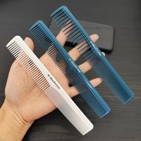 2pcs Professional Hair Brush Comb Anti-static Flat Head Cutting Comb Fine Teeth Haircut Brush Salon Tool Barber Hair Accessories