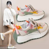 Sneakers Women 2025 Summer Running Sports Thick Bottom Height Increasing Breathable Casual Shoes Woman Zapatos De Mujer