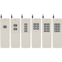 Radio Remote Control System Receiver 3000m Long Range Distance Transmitter 1/2/4/6/8/12CH Remote Controller 433MHZ