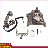 Retro Audio Telephone Audio Guest Book Phone 32G Capacity Vintage Retro Telephone Customized Voice Message for Wedding Party