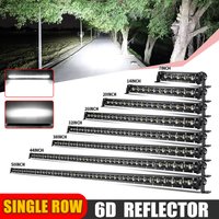 UNISHINE Einreihige 20" 26" 32" 38" LED-Lichtleiste Spot/Flood Kombi-Strahl Superhell IP68 für LKW SUV Offroad UTV 4x4 12V 24V