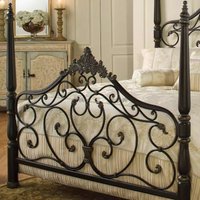 Retro Europees smeedijzeren bed - 1,2/1,5/1,8 m enkel en dubbel prinsessenijzeren bedframe voor vintage slaapkamers