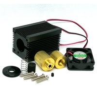 Laser Diode Housing 30x50mm 9.0mm for 405nm-450nm To-5 Laser Module LD with Glass Collimating Lens & Fans