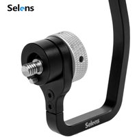 Selens 1/4''-20 Screw Hook with 45° Detents & Locating Pin Professional Lock for Notebook Arms, Cart Workstation & Cheese Plates