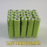 AA Ni-MH Rechargeable Battery 1.2V 3800mAh - Fast Charge for Radios/Smartwatches/Monitoring Devices