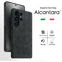 100% Italy Alcantara Leather Magnetic Case for Samsung Galaxy S26 Ultra Plus S26+ with Magsafe Super Luxury Back Cover