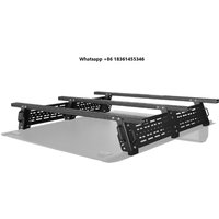 Universal Roof Rack with Bed Tent & Luggage Carrier Exterior Accessory for Various Truck Models Roll Bar Roof Rack System