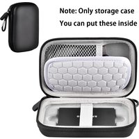Universal USB 3.2 SSD Case, Shockproof Travel Storage Bag for Portable External Drive & Cables, Data Protection Organizer