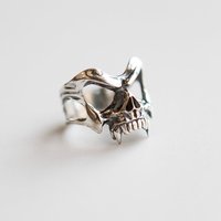 New in 925 Sterling Silver Skeleton Head Adjustable Rings For Women Luxury Jewelry Wholesale Everything Jewellery