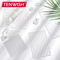 Transparent Texture Plate Acrylic Board Water Ripple Photo Props for Photography Studio Still Life Product Commercial Shooting