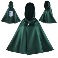 Anime Attack on Titan Cloak Shingeki No Kyojin Scouting Legion Cosplay Costume Cos Green Cape Mens Clothes Cosplay Costume Women