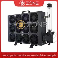 Increase hashrate by 60% water Overlock cooling system kit water cooling fan radiator For Bitmain S19 S19pro Whatsminer M21s M20
