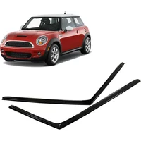 Window Visor for MINI COOPER 2007 2008 2009 2010 2011 2012 2013 R56 HATCHBACK Weathershied Door Visor Wind Sun Rain Guards Side