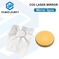3pcs Si CO2 Laser Mirror Dia.19.05 20 25 30 38.1mm Reflective Mirrors for CO2 Laser Cutting Engraving Machine