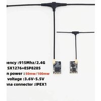 10PCS ELRS 915MHz / 2.4GHz NANO ExpressLRS Receiver With T type Antenna Support Wifi Upgrade for RC FPV Traversing Drones Parts