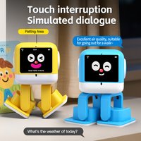 Inteligentny robot AI z wbudowanym DeepSeek, interaktywny rozmowy głosowe, dotykowy, z funkcją przerwania rozmowy, muzyką, tańcem, akcjami i edukacją wczesną.