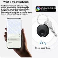 Mini Locator Tracker for Android Devices Tag Work With Google Find My App Key Finder Smart Tag for Xiaomi Samsung