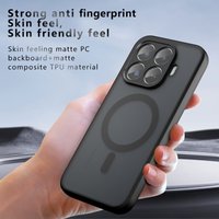 For Magsafe Acrylic Shockproof Case For Xiaomi 17T Pro 17T Transparent Matte Cover For MI 17 T Magnetic Wireless Charging Shell