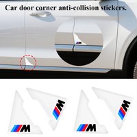 4Pcs Car Door Corner Cover Bumper Crash Protection Stickers For BMW M5 M4 M3 F20 F40 F22 F30 E90 F32 F10 F06 F07 F46 E60 Z4 G20