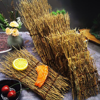 3/6 Pcs Bamboo Sushi Arrangement Tray Sushi Serving Set Japanese Decorations Food Photography Backdrops Sushi Mat Sashimi Dish
