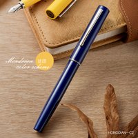 Hongdian C2 Fountain Pen High-end Exquisite Calligraphy Pen for Adult Students Replaceable Ink Bag Fountain Pen Office Supplies